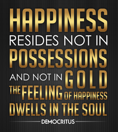 Democritus Uplifting Quote